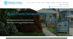 Desktop Screenshot of bergenfamilychiro.com